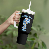 Proud Argentina Soccer 2026 Tumbler With Handle World Football Fan Gift
