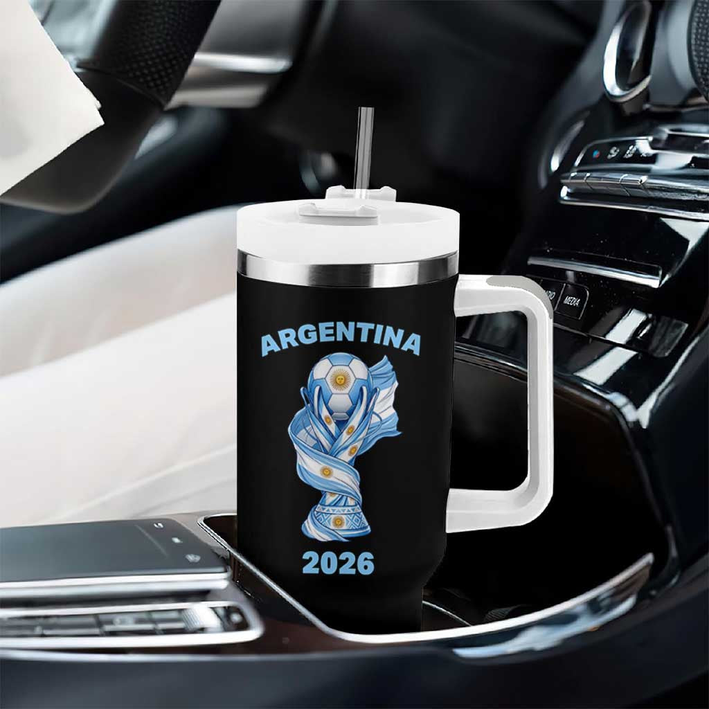 Proud Argentina Soccer 2026 Tumbler With Handle World Football Fan Gift