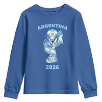 Proud Argentina Soccer 2026 Youth Sweatshirt World Football Fan Gift