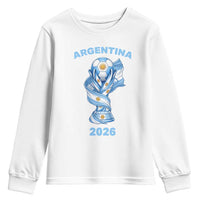 Proud Argentina Soccer 2026 Youth Sweatshirt World Football Fan Gift