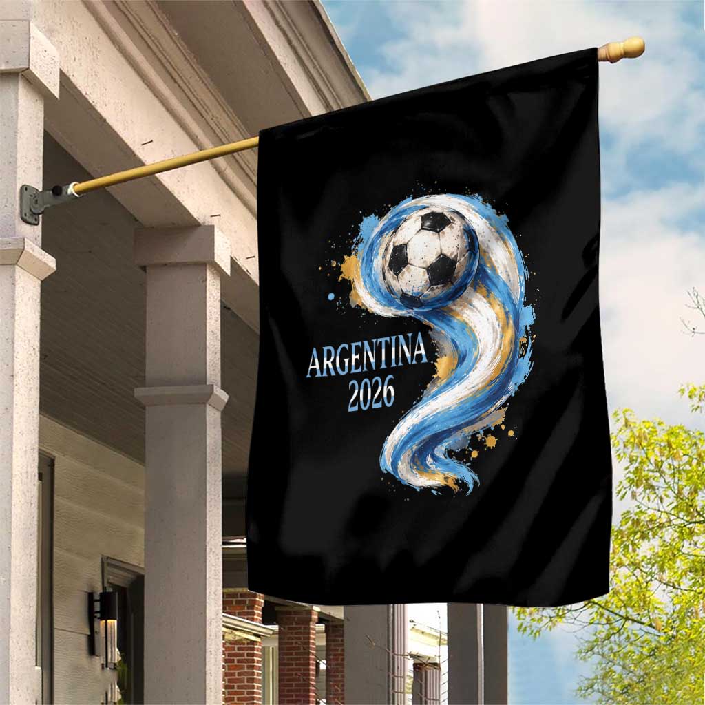 Argentina 2026 Soccer Fan Garden Flag Proud Football Flag Supporter