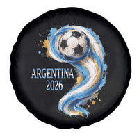 Argentina 2026 Soccer Fan Spare Tire Cover Proud Football Flag Supporter
