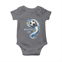 Argentina 2026 Soccer Fan Baby Onesie Proud Football Flag Supporter
