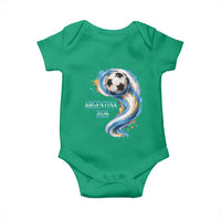 Argentina 2026 Soccer Fan Baby Onesie Proud Football Flag Supporter