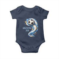 Argentina 2026 Soccer Fan Baby Onesie Proud Football Flag Supporter