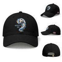 Argentina 2026 Soccer Fan Baseball Cap Proud Football Flag Supporter