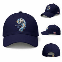 Argentina 2026 Soccer Fan Baseball Cap Proud Football Flag Supporter