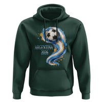 Argentina 2026 Soccer Fan Hoodie Proud Football Flag Supporter