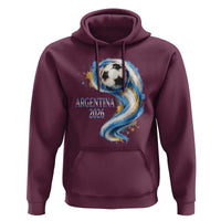 Argentina 2026 Soccer Fan Hoodie Proud Football Flag Supporter