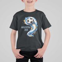 Argentina 2026 Soccer Fan T Shirt For Kid Proud Football Flag Supporter