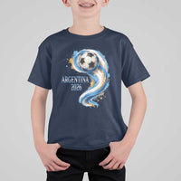 Argentina 2026 Soccer Fan T Shirt For Kid Proud Football Flag Supporter