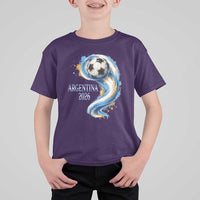 Argentina 2026 Soccer Fan T Shirt For Kid Proud Football Flag Supporter