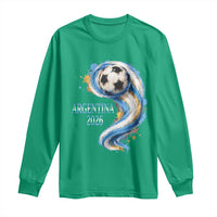 Argentina 2026 Soccer Fan Long Sleeve Shirt Proud Football Flag Supporter