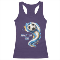 Argentina 2026 Soccer Fan Racerback Tank Top Proud Football Flag Supporter