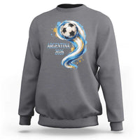 Argentina 2026 Soccer Fan Sweatshirt Proud Football Flag Supporter