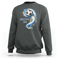 Argentina 2026 Soccer Fan Sweatshirt Proud Football Flag Supporter