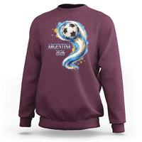 Argentina 2026 Soccer Fan Sweatshirt Proud Football Flag Supporter