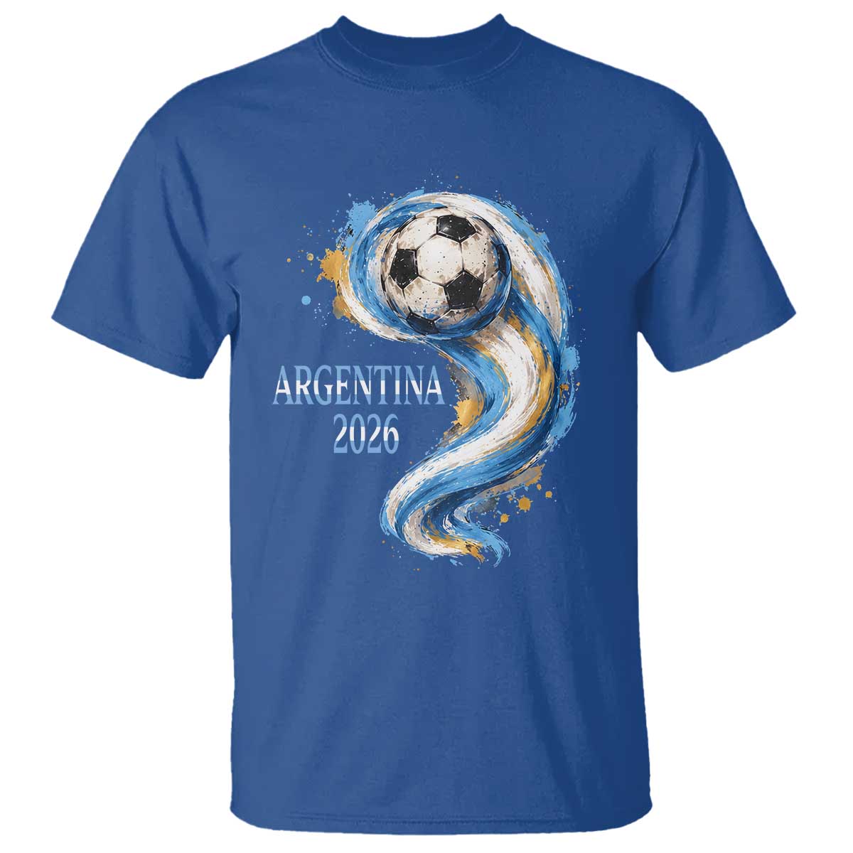 Argentina 2026 Soccer Fan T Shirt Proud Football Flag Supporter