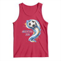 Argentina 2026 Soccer Fan Tank Top Proud Football Flag Supporter