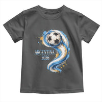 Argentina 2026 Soccer Fan Toddler T Shirt Proud Football Flag Supporter