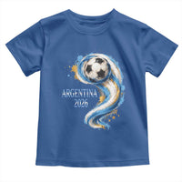 Argentina 2026 Soccer Fan Toddler T Shirt Proud Football Flag Supporter