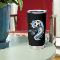 Argentina 2026 Soccer Fan Tumbler Cup Proud Football Flag Supporter