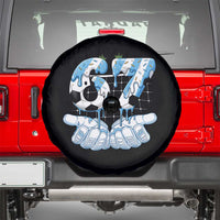 Funny Argentina Six Seven Football Meme Spare Tire Cover Gen Alpha Soccer Fan