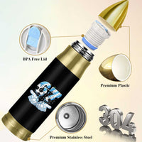 Funny Argentina Six Seven Football Meme Bullet Tumbler Gen Alpha Soccer Fan