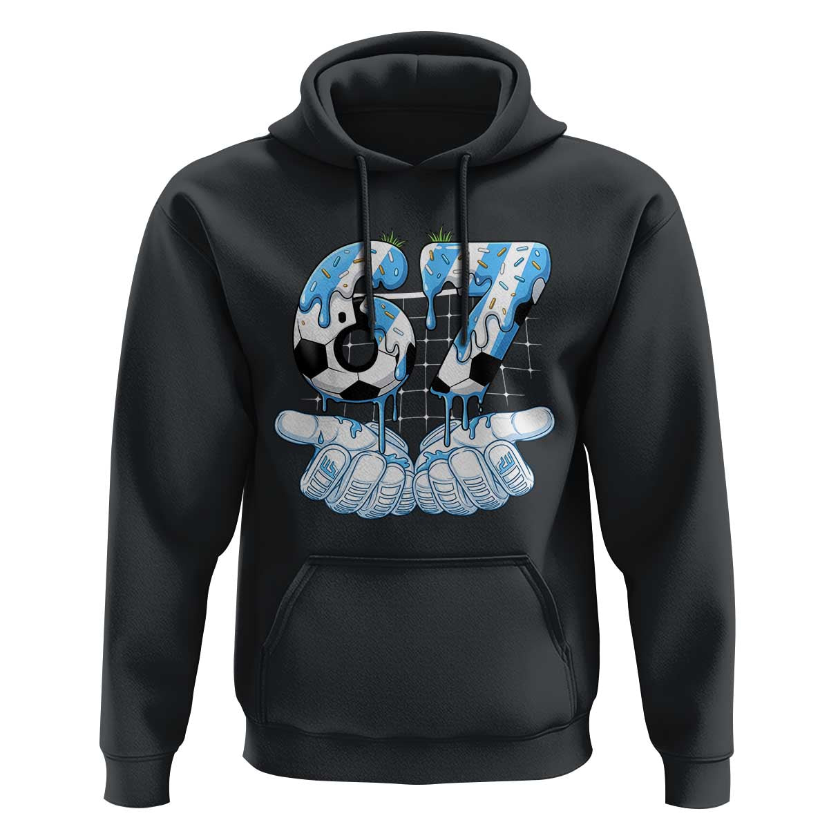 Funny Argentina Six Seven Football Meme Hoodie Gen Alpha Soccer Fan