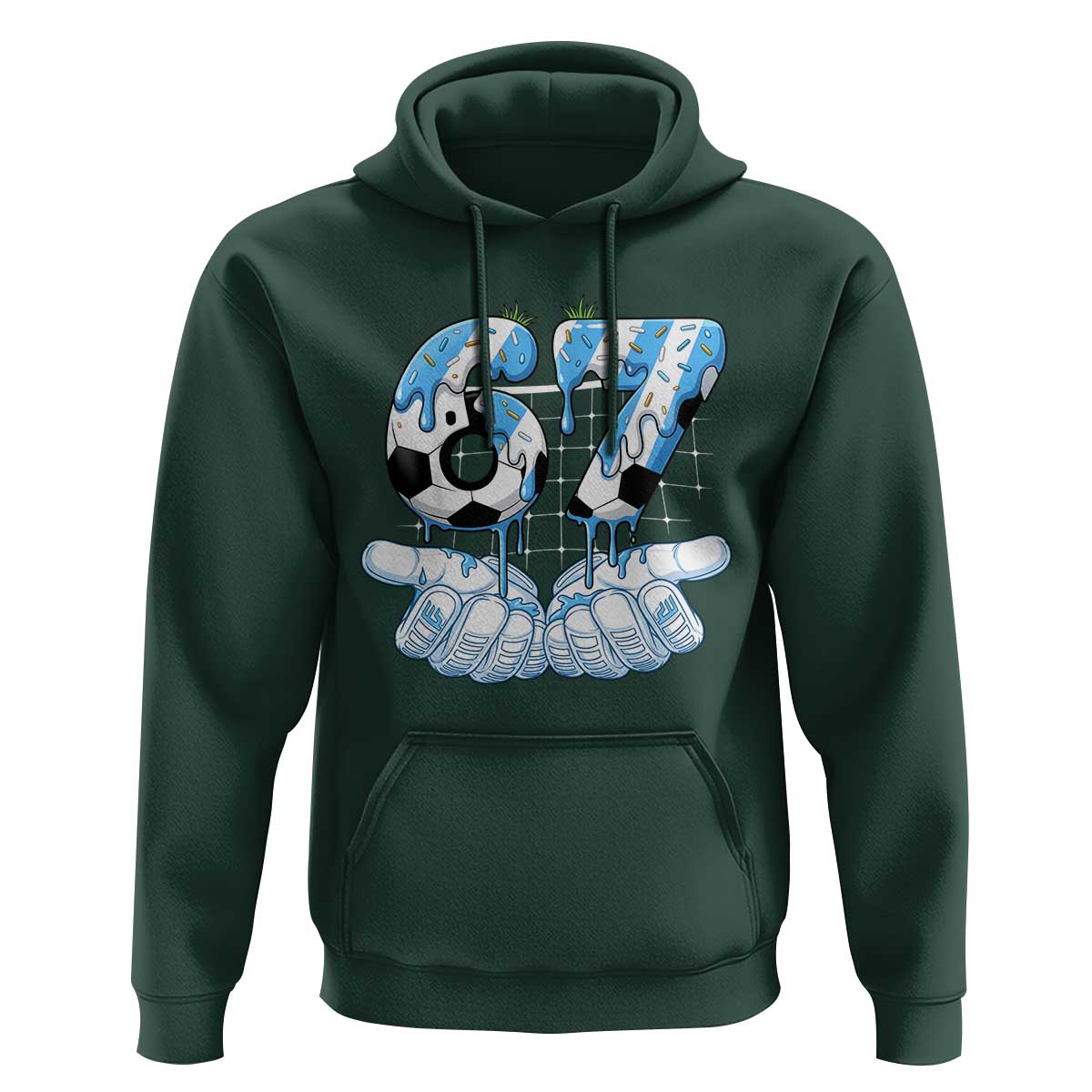 Funny Argentina Six Seven Football Meme Hoodie Gen Alpha Soccer Fan