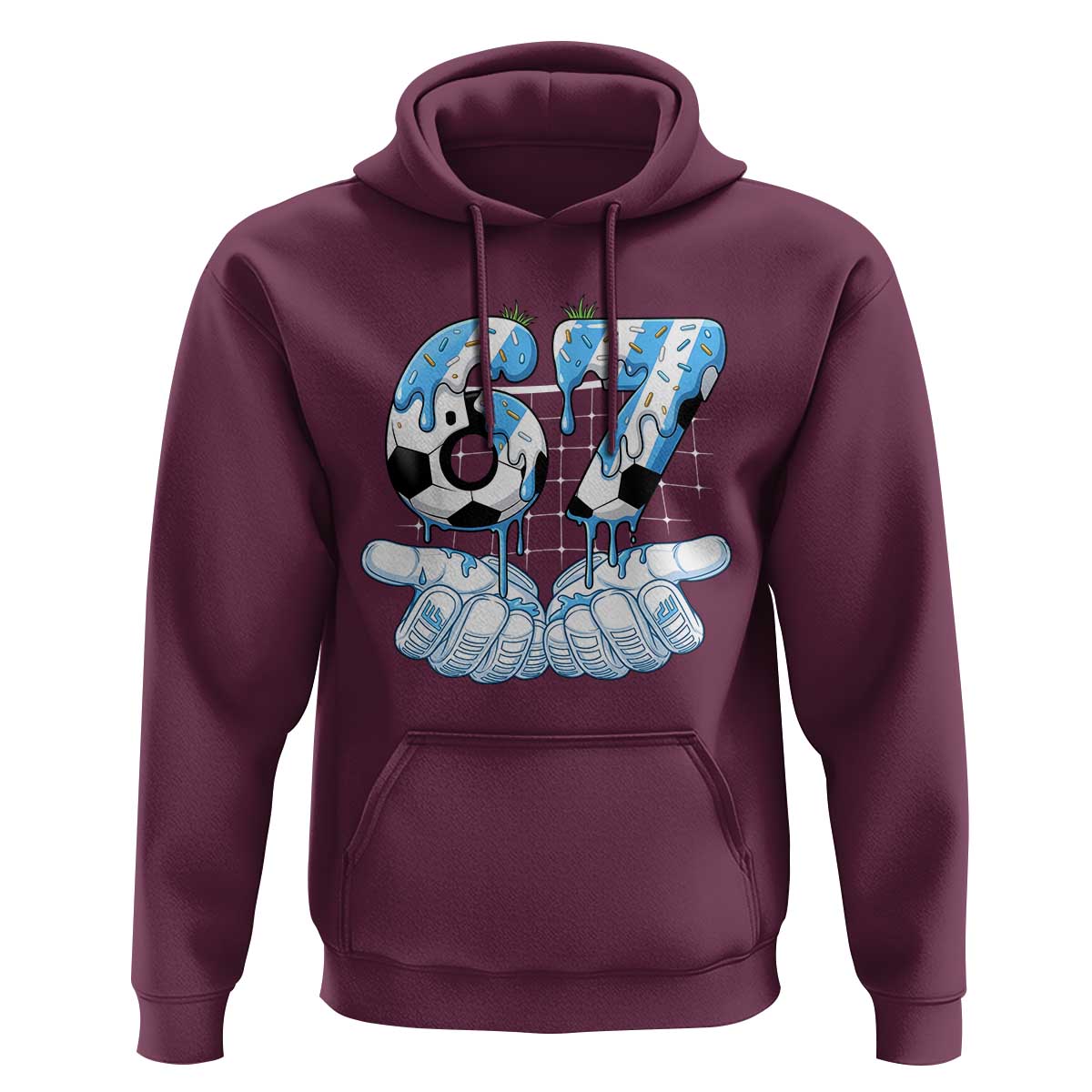 Funny Argentina Six Seven Football Meme Hoodie Gen Alpha Soccer Fan