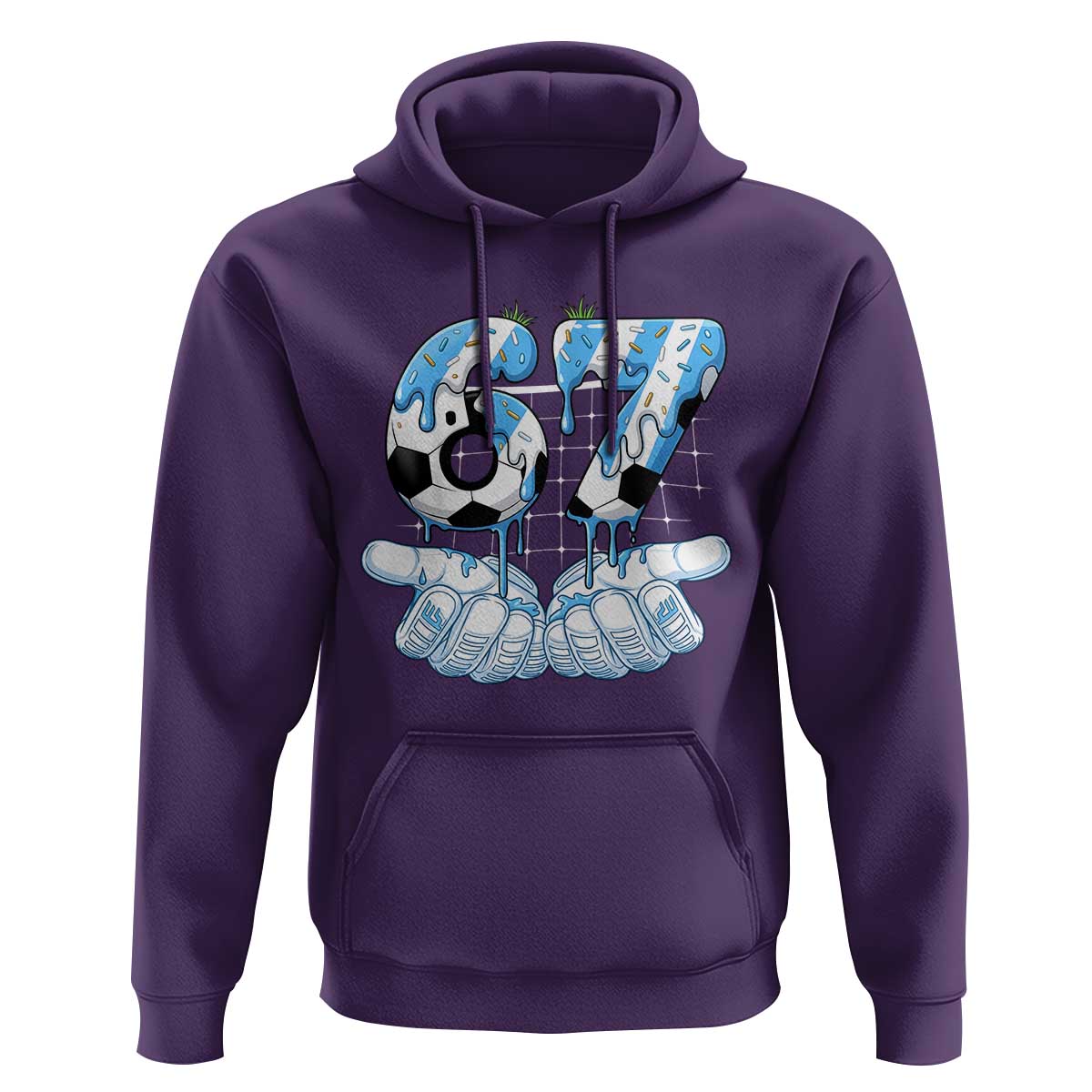 Funny Argentina Six Seven Football Meme Hoodie Gen Alpha Soccer Fan