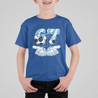 Funny Argentina Six Seven Football Meme T Shirt For Kid Gen Alpha Soccer Fan