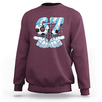 Funny Argentina Six Seven Football Meme Sweatshirt Gen Alpha Soccer Fan