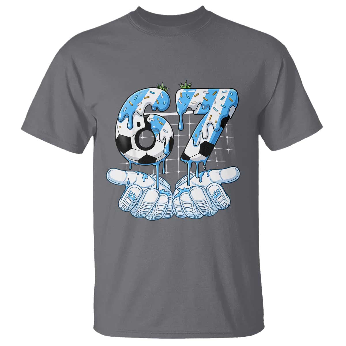 Funny Argentina Six Seven Football Meme T Shirt Gen Alpha Soccer Fan