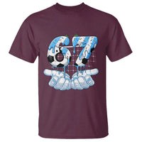 Funny Argentina Six Seven Football Meme T Shirt Gen Alpha Soccer Fan