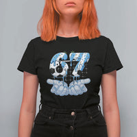 Funny Argentina Six Seven Football Meme T Shirt For Women Gen Alpha Soccer Fan