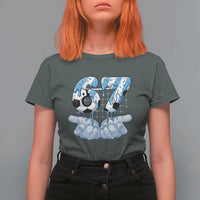 Funny Argentina Six Seven Football Meme T Shirt For Women Gen Alpha Soccer Fan