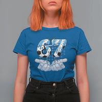 Funny Argentina Six Seven Football Meme T Shirt For Women Gen Alpha Soccer Fan