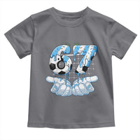 Funny Argentina Six Seven Football Meme Toddler T Shirt Gen Alpha Soccer Fan