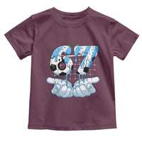 Funny Argentina Six Seven Football Meme Toddler T Shirt Gen Alpha Soccer Fan