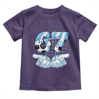 Funny Argentina Six Seven Football Meme Toddler T Shirt Gen Alpha Soccer Fan