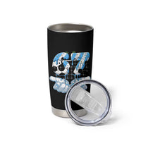 Funny Argentina Six Seven Football Meme Tumbler Cup Gen Alpha Soccer Fan