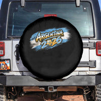 Vintage Argentina Soccer Pride 2026 Graphic Spare Tire Cover