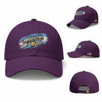 Vintage Argentina Soccer Pride 2026 Graphic Baseball Cap