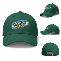 Vintage Argentina Soccer Pride 2026 Graphic Baseball Cap