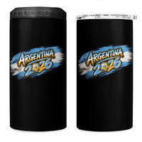 Vintage Argentina Soccer Pride 2026 Graphic 4 in 1 Can Cooler Tumbler