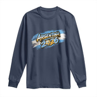 Vintage Argentina Soccer Pride 2026 Graphic Long Sleeve Shirt