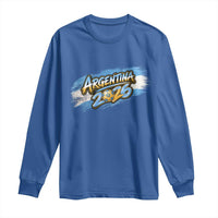 Vintage Argentina Soccer Pride 2026 Graphic Long Sleeve Shirt
