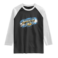 Vintage Argentina Soccer Pride 2026 Graphic Raglan Shirt